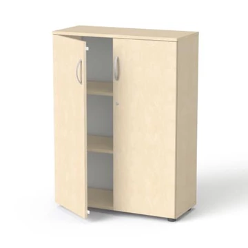 Szekrény, 3 rendező magas, kétajtós, polcokkal, MAYAH "Freedom SV-06", juhar Szekrény, 3 rendező magas, kétajtós, polcokkal, MAYAH "Freedom SV-06", juhar