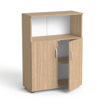 Szekrény, 3 rendező magas, kombinált, polcos, MAYAH "Freedom SV-09", kőris Szekrény, 3 rendező magas, kombinált, polcos, MAYAH "Freedom SV-09", kőris