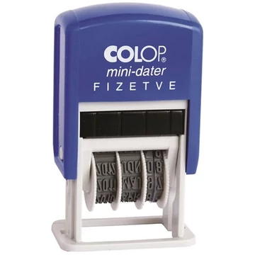 Dátumbélyegző, COLOP "S 160/L", Fizetve Dátumbélyegző, COLOP "S 160/L", Fizetve