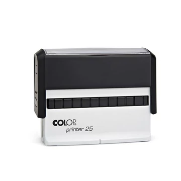 Bélyegző, COLOP "Printer 25", kék párnával