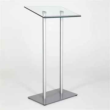Előadói pulpitus, üveg fedlap, 111 cm