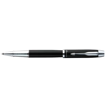 Rollertoll, 0,5 mm, ezüst színű klip, fekete tolltest, PARKER "IM Royal", fekete Rollertoll, 0,5 mm, ezüst színű klip, fekete tolltest, PARKER "IM Royal", fekete