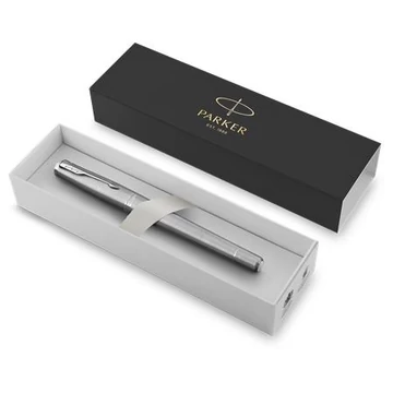 Töltőtoll, ezüst színű klip, rozsdamentes csiszolt tolltest, PARKER "Royal Urban Twist"