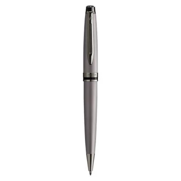 Golyóstoll, 0,7 mm, metál ezüst tolltest, ezüst klip, WATERMAN "Expert Special Edition", kék