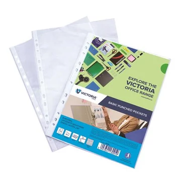 Genotherm, lefűzhető, A4, 50 mikron, narancsos felület, VICTORIA OFFICE, 100 db/csomag