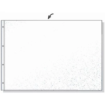 Genotherm, lefűzhető, A3, 80 mikron, narancsos felület, fekvő, REXEL, 10 db/csomag