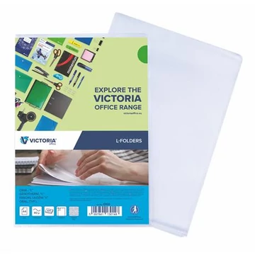 Genotherm, "L", A4, 80 mikron, narancsos felület, VICTORIA OFFICE, 100 db/csomag