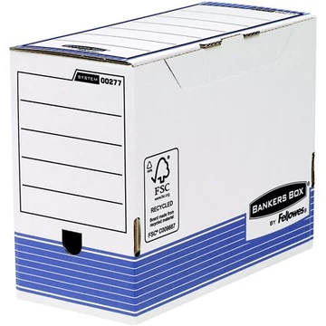 Archiválódoboz, 150 mm, "BANKERS BOX® SYSTEM by FELLOWES®", kék, 10 db/csomag