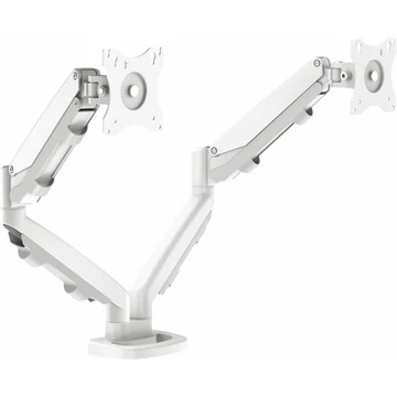 Monitortartó kar két monitorhoz, FELLOWES "Eppa™ "Dual", fehér