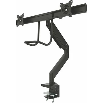 Monitortartó kar, két monitorhoz, FELLOWES "Eppa™ Crossbar", fekete