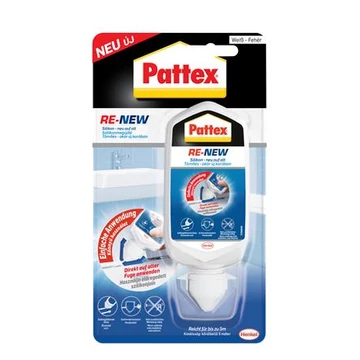 Szilikon felújító, 80 ml, HENKEL "Pattex Re-New", fehér Szilikon felújító, 80 ml, HENKEL "Pattex Re-New", fehér