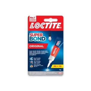 Pillanatragasztó, 4 g, HENKEL "Loctite Super Bond Original" Pillanatragasztó, 4 g, HENKEL "Loctite Super Bond Original"