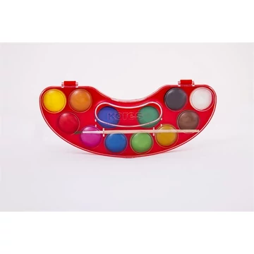 Vízfesték, 12 darabos, 30 mm, KORES "Aquarellos" Vízfesték, 12 darabos, 30 mm, KORES "Aquarellos"