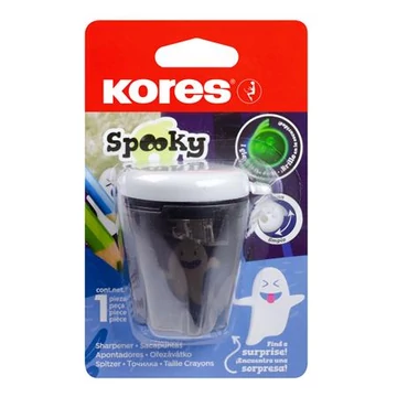 Hegyező, kétlyukú, tartályos, KORES "Spooky " Hegyező, kétlyukú, tartályos, KORES "Spooky "