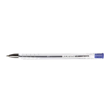Golyóstoll, 1,0 mm, kupakos, háromszögletű, KORES "K11-M", kék