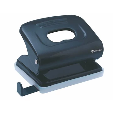 Lyukasztó, kétlyukú, 16 lap, fém, VICTORIA OFFICE, fekete Lyukasztó, kétlyukú, 16 lap, fém, VICTORIA OFFICE, fekete