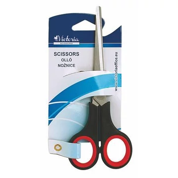 Olló, irodai, 16 cm, VICTORIA OFFICE, fekete Olló, irodai, 16 cm, VICTORIA OFFICE, fekete