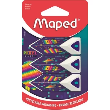Radír, MAPED "Pixel Party Pyramid", 3 darab