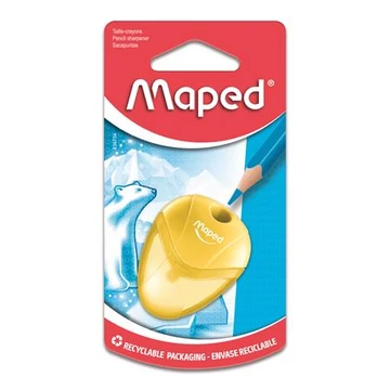 Hegyező, egylyukú, tartályos, MAPED "I-Gloo", vegyes színek Hegyező, egylyukú, tartályos, MAPED "I-Gloo", vegyes színek