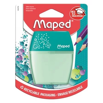 Hegyező, kétlyukú, tartályos, MAPED "Shaker", vegyes színek Hegyező, kétlyukú, tartályos, MAPED "Shaker", vegyes színek