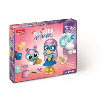 Gipszkiöntő készlet formákkal és festékkel, MAPED CREATIV "Plaster Friends Girly" Gipszkiöntő készlet formákkal és festékkel, MAPED CREATIV "Plaster Friends Girly"