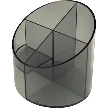 Írószertartó, 4 részes, HELIT "Economy", füstszínű Írószertartó, 4 részes, HELIT "Economy", füstszínű