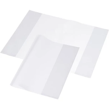 Füzet- és könyvborító, A4, PP, 90 mikron, fényes felület, PANTA PLAST, víztiszta, 10 db/csomag