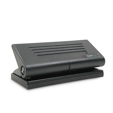 Lyukasztó, hatlyukú, 8 lap, fém, RAPESCO "Diary 66", matt fekete Lyukasztó, hatlyukú, 8 lap, fém, RAPESCO "Diary 66", matt fekete