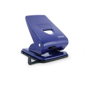 Lyukasztó, kétlyukú, 40 lap, fém, RAPESCO "835", kék Lyukasztó, kétlyukú, 40 lap, fém, RAPESCO "835", kék