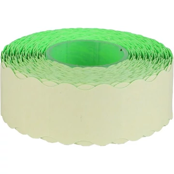 Árazószalag, 22x12 FLUO zöld