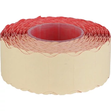 Árazószalag, 22x12 mm, piros