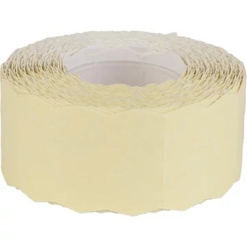 Árazószalag, 26x12 mm, fehér