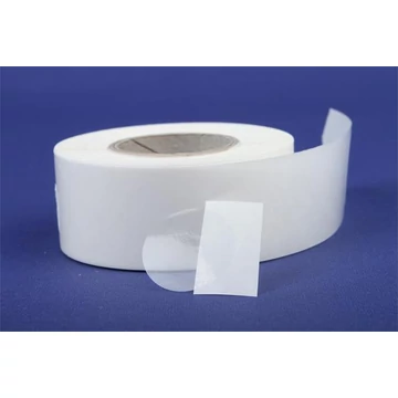 Etikett, 20 mm kör, 1000 etikett/tekercs, víztiszta Etikett, 20 mm kör, 1000 etikett/tekercs, víztiszta