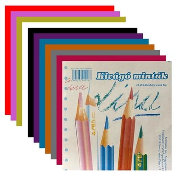 Kivágó minták, 14x14 cm, 10 lap Kivágó minták, 14x14 cm, 10 lap