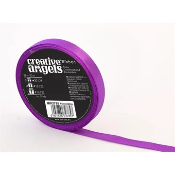 Szatén szalag, 12 mm x 32 m, lila Szatén szalag, 12 mm x 32 m, lila