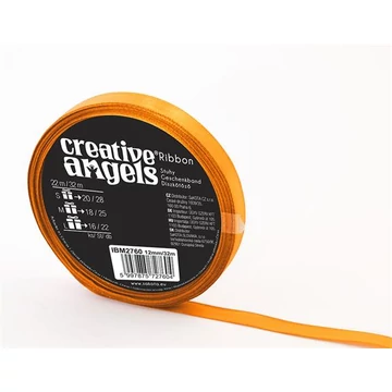 Szatén szalag, 12 mm x 32 m, arany Szatén szalag, 12 mm x 32 m, arany