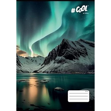 Füzet, tűzött, A4, kockás, 32 lap, COOL BY VICTORIA, "Aurora borealis", "87-32" Füzet, tűzött, A4, kockás, 32 lap, COOL BY VICTORIA, "Aurora borealis", "87-32"