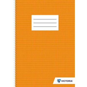 Spirálfüzet, A4, francia kockás, 70 lap, VICTORIA PAPER Spirálfüzet, A4, francia kockás, 70 lap, VICTORIA PAPER