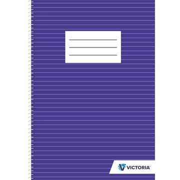 Spirálfüzet, A4, vonalas, 70 lap, VICTORIA PAPER Spirálfüzet, A4, vonalas, 70 lap, VICTORIA PAPER
