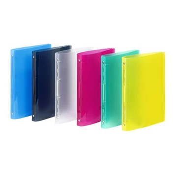 Gyűrűs könyv, 4 gyűrű, 25 mm, A4, PP, VIQUEL "Propyglass", vegyes szín Gyűrűs könyv, 4 gyűrű, 25 mm, A4, PP, VIQUEL "Propyglass", vegyes szín