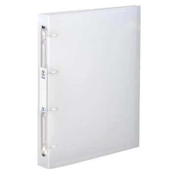 Gyűrűs könyv, 4 gyűrű, 40 mm, A4, maxi, PP, cserélhető címke, VIQUEL "Propyglass", víztiszta Gyűrűs könyv, 4 gyűrű, 40 mm, A4, maxi, PP, cserélhető címke, VIQUEL "Propyglass", víztiszta