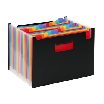 Harmonikairattartó, PP, 24 rekeszes, VIQUEL "Rainbow Class", fekete Harmonikairattartó, PP, 24 rekeszes, VIQUEL "Rainbow Class", fekete