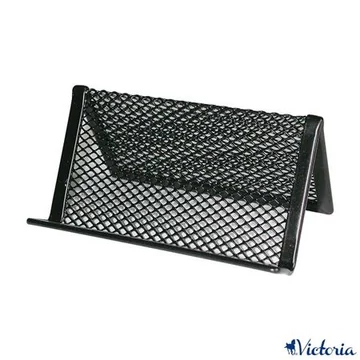 Névjegytartó, fémhálós, VICTORIA OFFICE, fekete Névjegytartó, fémhálós, VICTORIA OFFICE, fekete