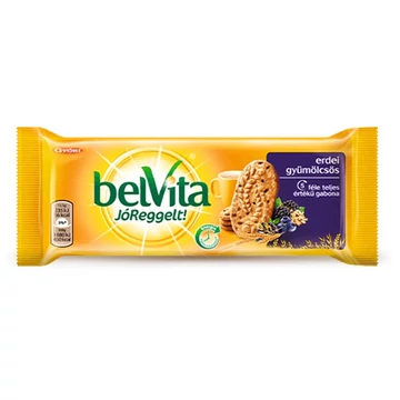 Keksz, 50 g, GYŐRI "Belvita Jó reggelt", erdei gyümölcsös Keksz, 50 g, GYŐRI "Belvita Jó reggelt", erdei gyümölcsös