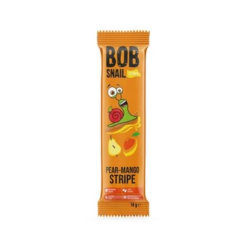 Gyümölcsszelet, 14 g, BOB SNAIL, körte-mangó