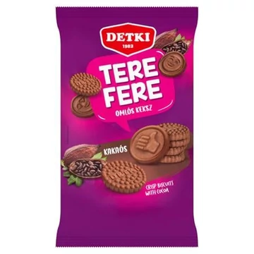 Omlós keksz, 180 g, DETKI "Tere-Fere", kakaós