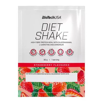 Étrend-kiegészítő italpor, 30g, BIOTECH USA "Diet Shake", eper Étrend-kiegészítő italpor, 30g, BIOTECH USA "Diet Shake", eper