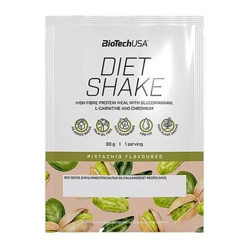 Étrend-kiegészítő italpor, 30g, BIOTECH USA "Diet Shake", pisztácia Étrend-kiegészítő italpor, 30g, BIOTECH USA "Diet Shake", pisztácia