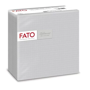 Szalvéta, 1/4 hajtogatott, 40x40 cm, FATO "Airlaid Shade", ezüst Szalvéta, 1/4 hajtogatott, 40x40 cm, FATO "Airlaid Shade", ezüst