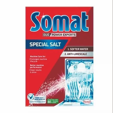 Mosogatógép vízlágyító só, 1,5 kg, SOMAT Mosogatógép vízlágyító só, 1,5 kg, SOMAT